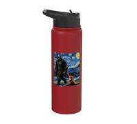 Punch the Monkey Bigfoot Sasquatch Video Meme Baby Monkey Stainless Steel Insulated Water Bottle