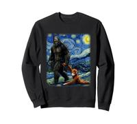 Punch the Monkey Bigfoot Sasquatch Video Meme Baby Monkey Sweatshirt