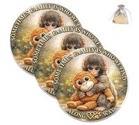 Punch The Monkey Commemorative Challenge Coin, Double-sided Emotional Support Monkey Coin, Protect Punch The Monkeys Coins, Inspirational Pocket Coins Gift, For Family, b 3pcs