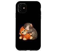 Punch The Monkey Cuddling Stuffed Animal Meme Viral Internet Case for iPhone 11