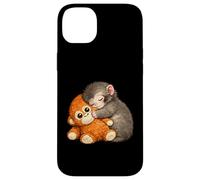 Punch The Monkey Cuddling Stuffed Animal Meme Viral Internet Case for iPhone 14 Plus