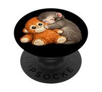 Punch The Monkey Cuddling Stuffed Animal Meme Viral Internet PopSockets Adhesive PopGrip
