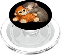 Punch The Monkey Cuddling Stuffed Animal Meme Viral Internet PopSockets PopGrip for MagSafe