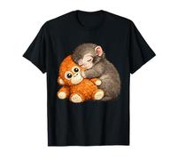 Punch The Monkey Cuddling Stuffed Animal Meme Viral Internet T-Shirt