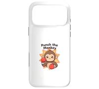 Punch the Monkey Cute Baby Macaque with Plush Friend Case for iPhone 17 Pro Max