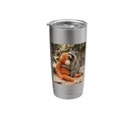 Punch the Monkey Parody Funny Raccoon Stainless Steel Insulated Tumbler
