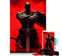 Punch Vampire Blood Knight 1000 Piece Jigsaw Puzzles for Teenagers Jigsaw Smart Game Warm Time Image Assembly Lovely Gift (38x52cm)