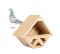 Punchau Cedar Open Mourning Dove Nesting Box for Outdoor - 14L x 11H x 6W Inches Bird Nesting Box - Outdoor Natural Rough Cut Cedar Dove Birdhouse for Outside Nesting with Natural Shingles