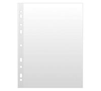 Punched Pockets DONAU PP A5 Cristal 50 Micron in a Polybag 100pcs / Document Archiving/Type-Crystalline/Kind-Standard/Material-PP/Colour-Transparent/Format-A5 / Thickness (mm)-50