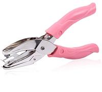 Puncher Single Hole Puncher Hand Hold Puncher DIY Hole Punch for Creativity,Study,Muiltcolour Card Crafts-Medium Circle