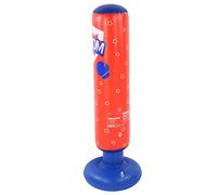 Punching Bag, Boxing Bags Standing Punching Bag Blue + Red SL003-12 PVC Inflation Punching Boxing Column Boxing Training Equipment for Kids or Teenagers to Karate, Taekwondo