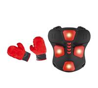 Punching Bag Pad, Punching Punch Bag | Taekwondo Kids Boxing Jacket with LED Light Music and Gloves, Boxing Protective Gear for Kids