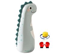 Punching Bag - PVC, 410g, Inflatable Boxing Sand Bag, Includes Gloves and Foot Pump | Indoor Outdoor Boxing Bag for Boys and Girls Boxing Training