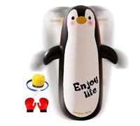 Punching Bag - PVC, 410g, Inflatable Boxing Sandbag, Includes Gloves And Foot Pump | Indoor Outdoor Punching Bag For Boxing Training Exercise For Boys Girls Play