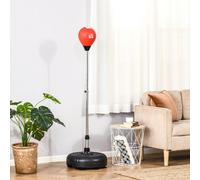 Punching Bag with Stand Boxing Bag Set with Adjustable Height HOMCOM Red One Size