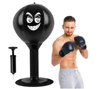 Punching Ball Desk Desktop, Mini Punch Bag with Suction Cup Desktop Punch Bag Stress Relieving Punching Ball Table Office Punching Ball for Boss, Colleagues, Friends
