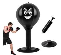 Punching Ball Table with Suction Cup, Desktop Punch Bag with Spring & Air Pump, Mini Punching Rage Bag for Office and Home, Freestanding Stress Relief Punch Bag for Boss, Colleagues and Friends