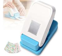 Punching Machine, Lever Type Handheld Paper Craft Cutter for Scrapbooking and DIY Card Making, Includes 24 Sheets of Flower Card Stock