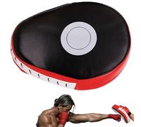 Punching Mitts - PU Leather Curved Boxing Target Pads, Absorbing Hand Striking, Combat Training Equipment, Durable Fighting Practice Gear | Skill Development Support for Adults Martial Arts