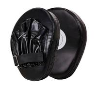 Punching Mitts - PU Leather Curved Boxing Target Pads, Absorbing Hand Striking, Combat Training Equipment, Durable Fighting Practice Gear | Skill Development Support for Adults Martial Arts