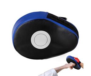 Punching Mitts - PU Leather Curved Boxing Target Pads, Absorbing Hand Striking, Combat Training Equipment, Durable Fighting Practice Gear | Skill Development Support for Adults Martial Arts