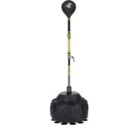 Punching Speed Ball - Adjustable Height Punch Bag Free Standing with Stand, Boxing Punching Bag Freestanding for MMA Reflex Fitness Training Practice for Kids Adults Men (Black+gold, 50*50*150-180cm)