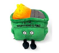 Punchkins I'm Fine, Everything's Fine Adult Dumpster Fire Theme Plushie