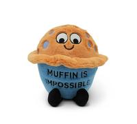 Punchkins Plush Gift, Sweet and Cute Collectible for Adults, Unique Desk Decor, Emotional Support Toy, Muffin is Impossible