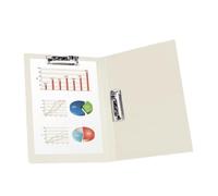 Punchless Clamp Binder Folder Double Metal Clip Binder 150 Letter Size