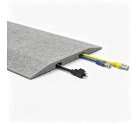 PUNCIA 120cm Floor Cable Tidy Cover Felt Cable Trunking with 2 Channels