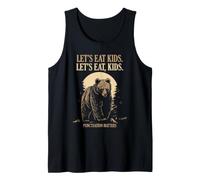 Punctuation Humor Grammar Joke for Teachers and Bear Fans Tank Top