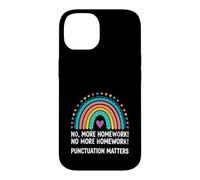 Punctuation Matters, Funny Grammar Teacher Homework Case for iPhone 14
