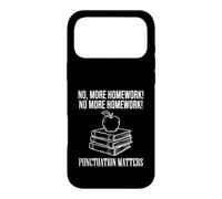 Punctuation Matters, Funny Grammar Teacher Homework Case for iPhone 17 Pro Max