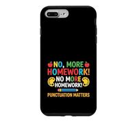 Punctuation Matters, Funny Grammar Teacher Homework Case for iPhone 7 Plus/8 Plus