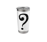 Punctuation ? Question Mark Ask a Question Knowledge Stainless Steel Insulated Tumbler