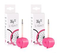 Puncture Proof Pair of Lightweight Bicycle Tubes Fit For All Types Of Biking Adventures On The Open Roads (PV45mm)