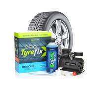 ecomotive ECO-MOTIVE ETF2001C Tyrefix-Puncture Prevention System, Tyre-Fix - Single Bottle With Compressor, Ecomotive Tyer Fix System Increase Vehicle Safety and Performance
