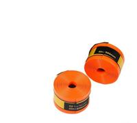 Puncture-Resistant Bicycle Tire Liner, 3000D TPU-Composite, Nano-Adhesion Silicone Strip for Mountain Road Bike Wheels, Orange(40mm-2300mm*2 rolls)