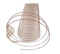 Puncture Resistant PVC Dust Collection Hose for Woodworking, 5m Length, 220mm Diameter, Heavy-Duty Debris Collection for Material Handling and More