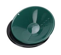 PUNELE 26.5cm Gold Pan 10.43in Gold Washing Pan Set with 90° Thread Design for Beginners & Prospectors Black Green ABS Lightweight Durable