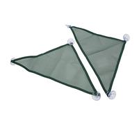 PUNELE 2pcs Reptile Hammock, Breathable Mesh Hanging Bed with Strong Suction Cups, for Bearded Dragons, Geckos, Snakes, Reptile Lounger (1)