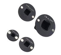 PUNELE 4Pcs Low Profile Socket Adapter Set Drive Reducing Adapters 1in to 3/4in 3/4in to 1/2in 1/2in to 3/8in 3/8in to 1/4in with Cr Mo Steel for Automotive Machinery Compact Workspaces
