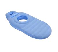 PUNELE Inflatable Full Body Pillow with Belly Hole PVC Airbed for Sleeping Support Lightweight Adjustable Comfortable Pool Float Yoga Massage (Blue)