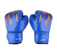 PUNELE Kids Boxing Gloves,Child Boxing Fighting Gloves,Junior Training Sparring Gloves Training Boxing Sandbag Gloves for Muay Thai Sparring Punching Kickboxing (blue gloves blue palms)