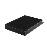 PUNELE Leatherette Valet Tray PU Leather Desk Organizer with Non-Woven Lining for Keys Jewelry Coins Glasses Phone 30x20x4cm (Brown)