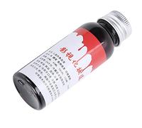 PUNELE Makeup Fake Blood Halloween Fake Blood 30ml, Cosplay Makeup, Scary Vivid Effect for Stage Performance Carnival, Food Coloring Water (30ml of chen blood)