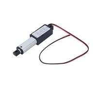 PUNELE Mini Electric Linear Actuator 24V 30mm Stroke 30mm/s 20N Aluminum Tube with Built-in Limit Switches for Home Automation Robotics Industrial