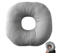 Puniama Ear Piercing Pillow 11 inches, O-Shaped Pillow for Side Sleepers, Donut Pillows for Piercing Aftercare, Releasing Ear Pain, Sleeping Guard