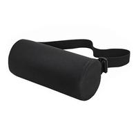 Puniama Lumbar Support Pillow 11 Inch, Memory Foam Roll Pillow, Removable Washable Cover Elastic Strap, Lower Back Lumbar Support Pillow, Ergonomic Neckroll for Office Chair Car Couch