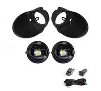 PUNICS Car Fog Light Assembly Compatible With Toyota For Tacoma 2005 2006 2007 2008 2009 2010 2011 Front Bumper Illumination Fog Lamp Daytime Running Lights(SIZE B Fog Set)